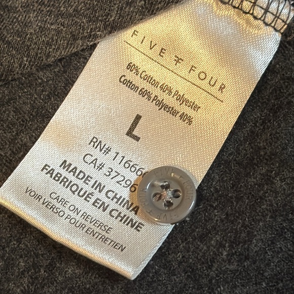 FIVE FOUR Henley. Size Large - Picture 8 of 10